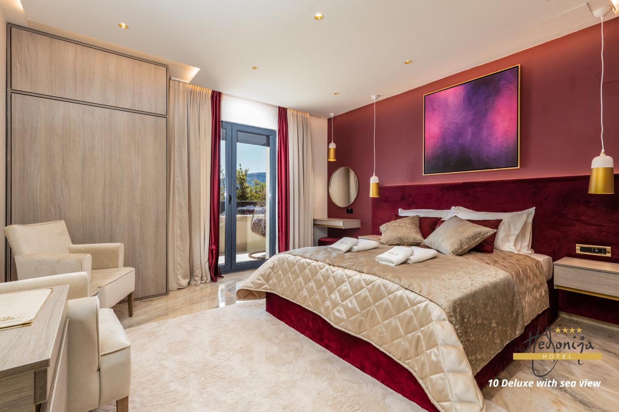 Hotel Vila Hedonija Herceg Novi Esterno foto