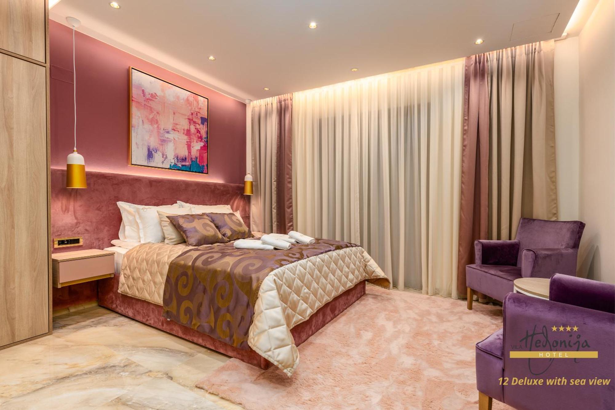 Hotel Vila Hedonija Herceg Novi Esterno foto
